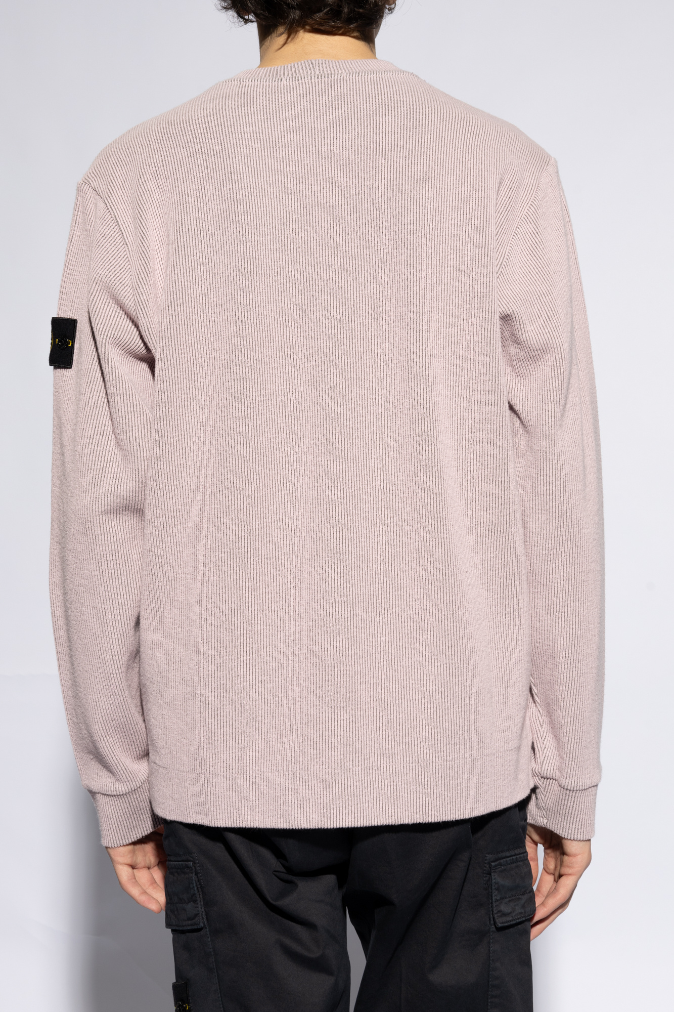 Stone island hot sale pink sweater